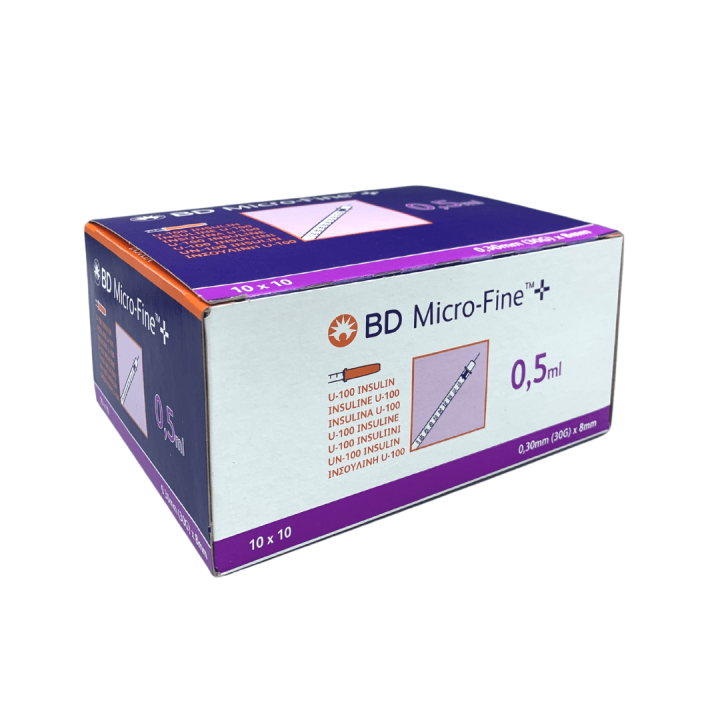 BD MICRO-FIND 0.5 INSULIN NEEDLES 10x10 PACKS (BOX) 100qty